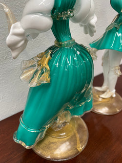 Stunning Pair of Murano Glass Figurines | Antique & Vintage | Moonee Ponds Antiques | Australia Wide Delivery