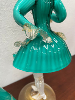 Stunning Pair of Murano Glass Figurines | Antique & Vintage | Moonee Ponds Antiques | Australia Wide Delivery