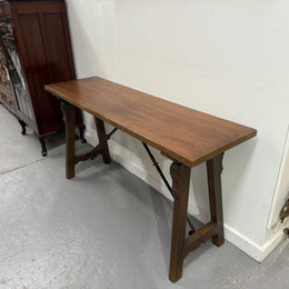 French Spanish Style Oak Console Table
