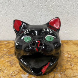 Vintage Wembley Ware Smoking Black Cat Ashtray