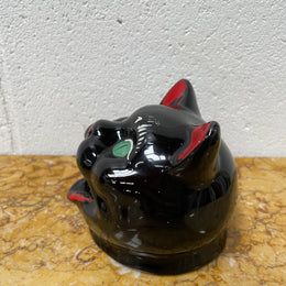 Vintage Wembley Ware Smoking Black Cat Ashtray