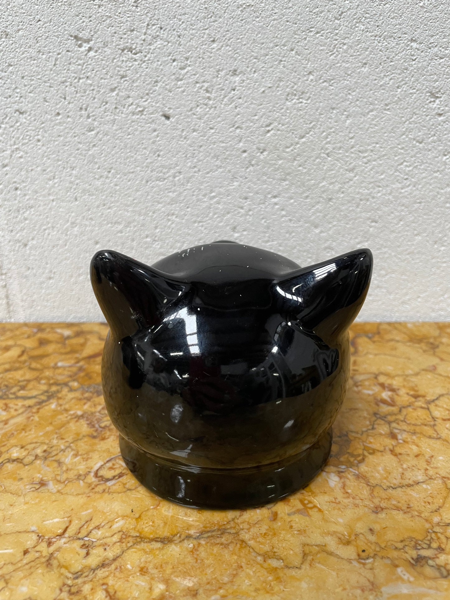 Vintage Wembley Ware Smoking Black Cat Ashtray