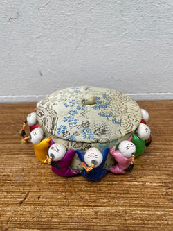 Vintage Chinese Asian Sewing Box Pin Cushion | Antique & Vintage | Moonee Ponds Antiques | Australia Wide Delivery
