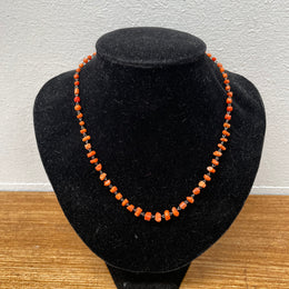 Antique Natural Coral Choker Necklace