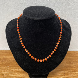 Antique Natural Coral Choker Necklace