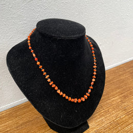 Antique Natural Coral Choker Necklace