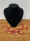 Vintage Simulated Amber Glass Beads & Bone Long Necklace | Antique & Vintage | Moonee Ponds Antiques | Australia Wide Delivery