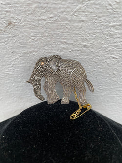 Sterling Silver Vintage Elephant Brooch | Antique & Vintage | Moonee Ponds Antiques | Australia Wide Delivery