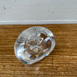 An Orrefors Crystal Glass Perfume Bottle