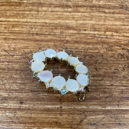 Pretty Vintage Mother Of Pearl Brooch