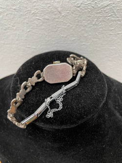 Sterling Silver & Marcasite Watch and Band | Antique & Vintage | Moonee Ponds Antiques | Australia Wide Delivery