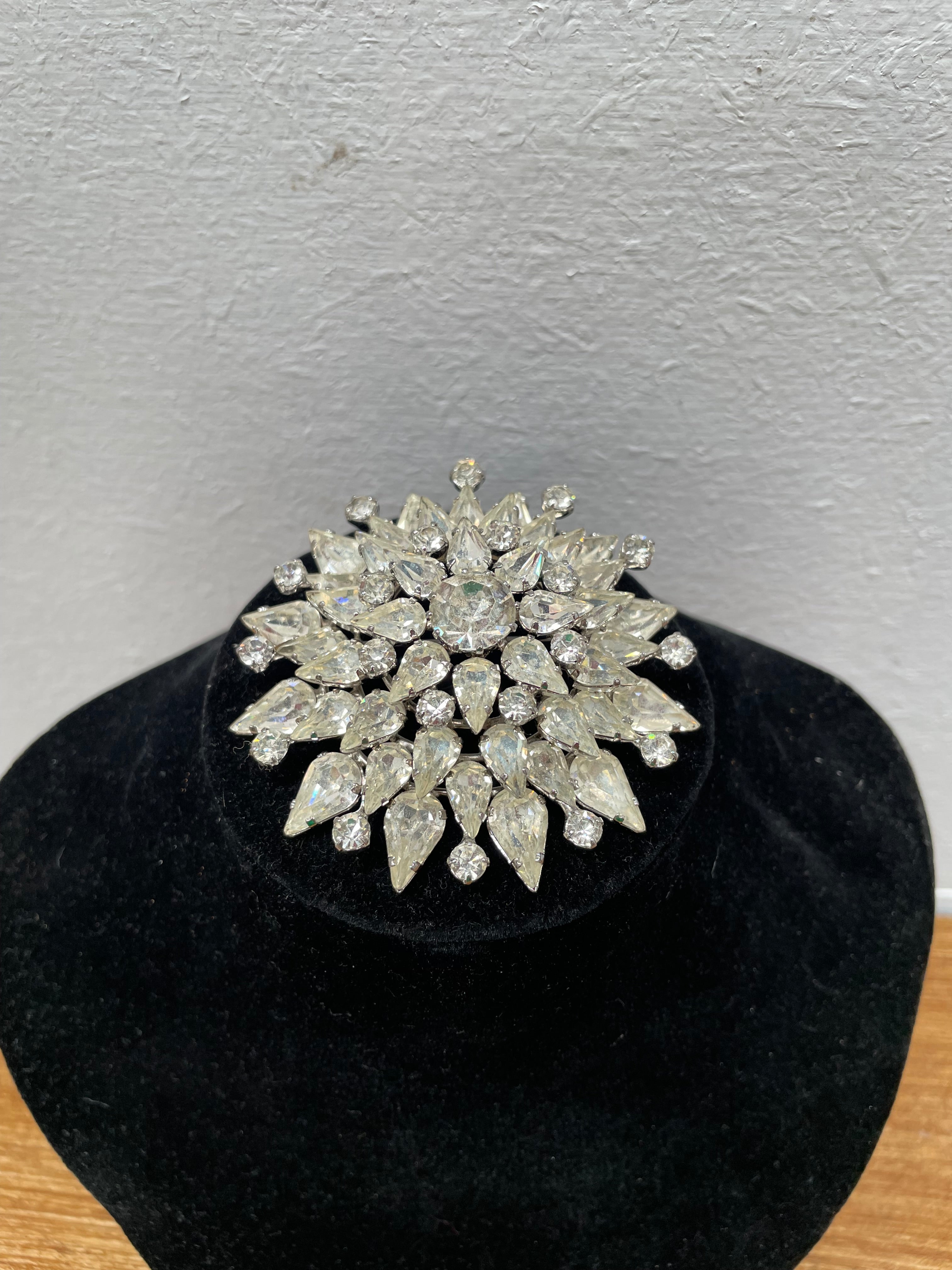 Vintage Art Deco Style Rhinestone Brooch | Antique & Vintage | Moonee Ponds Antiques | Australia Wide Delivery