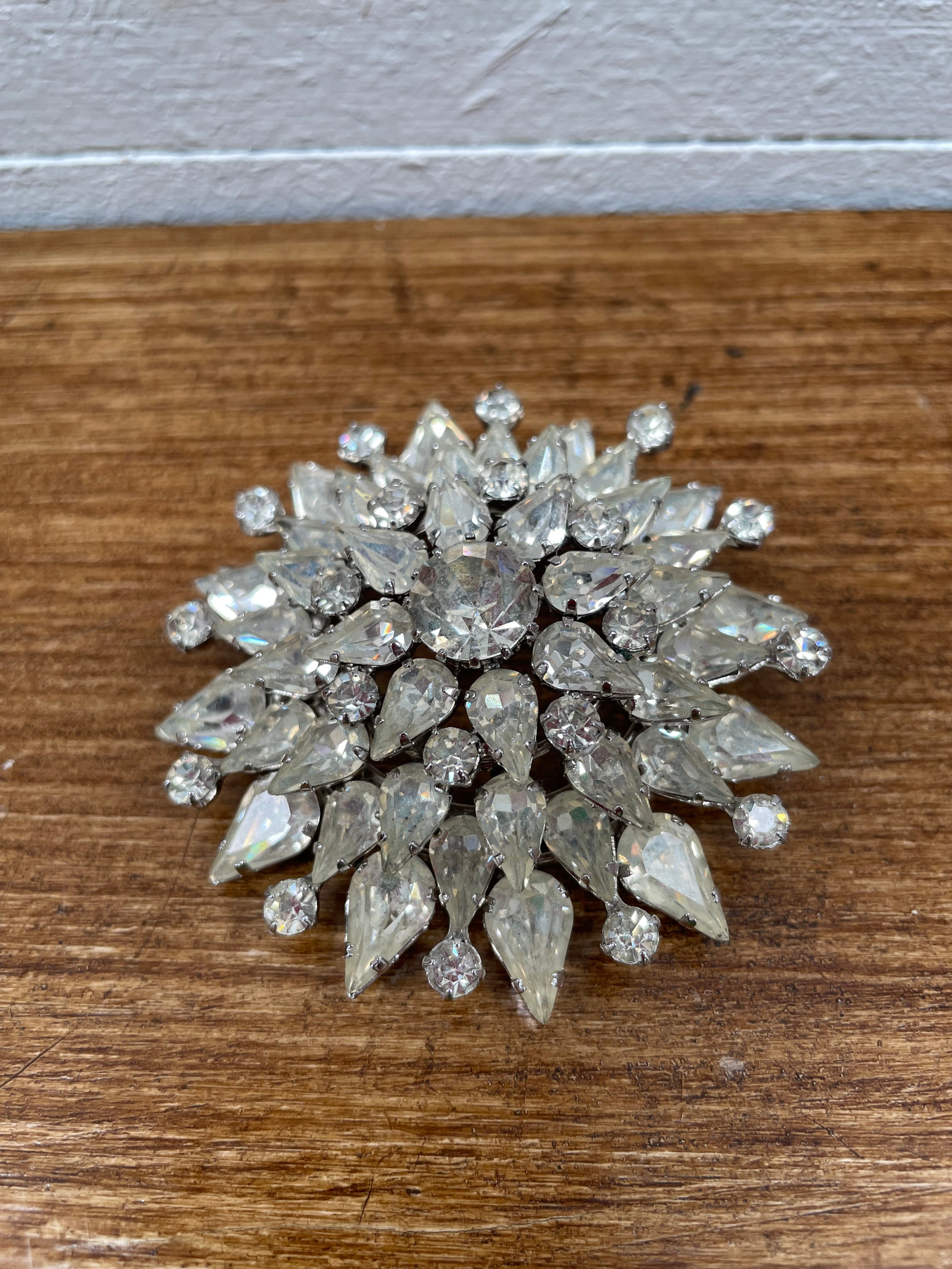 Vintage Art Deco Style Rhinestone Brooch | Antique & Vintage | Moonee Ponds Antiques | Australia Wide Delivery