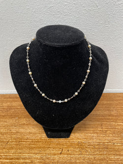 Charming Silver & Cultured Pearl Choker Necklace | Antique & Vintage | Moonee Ponds Antiques | Australia Wide Delivery