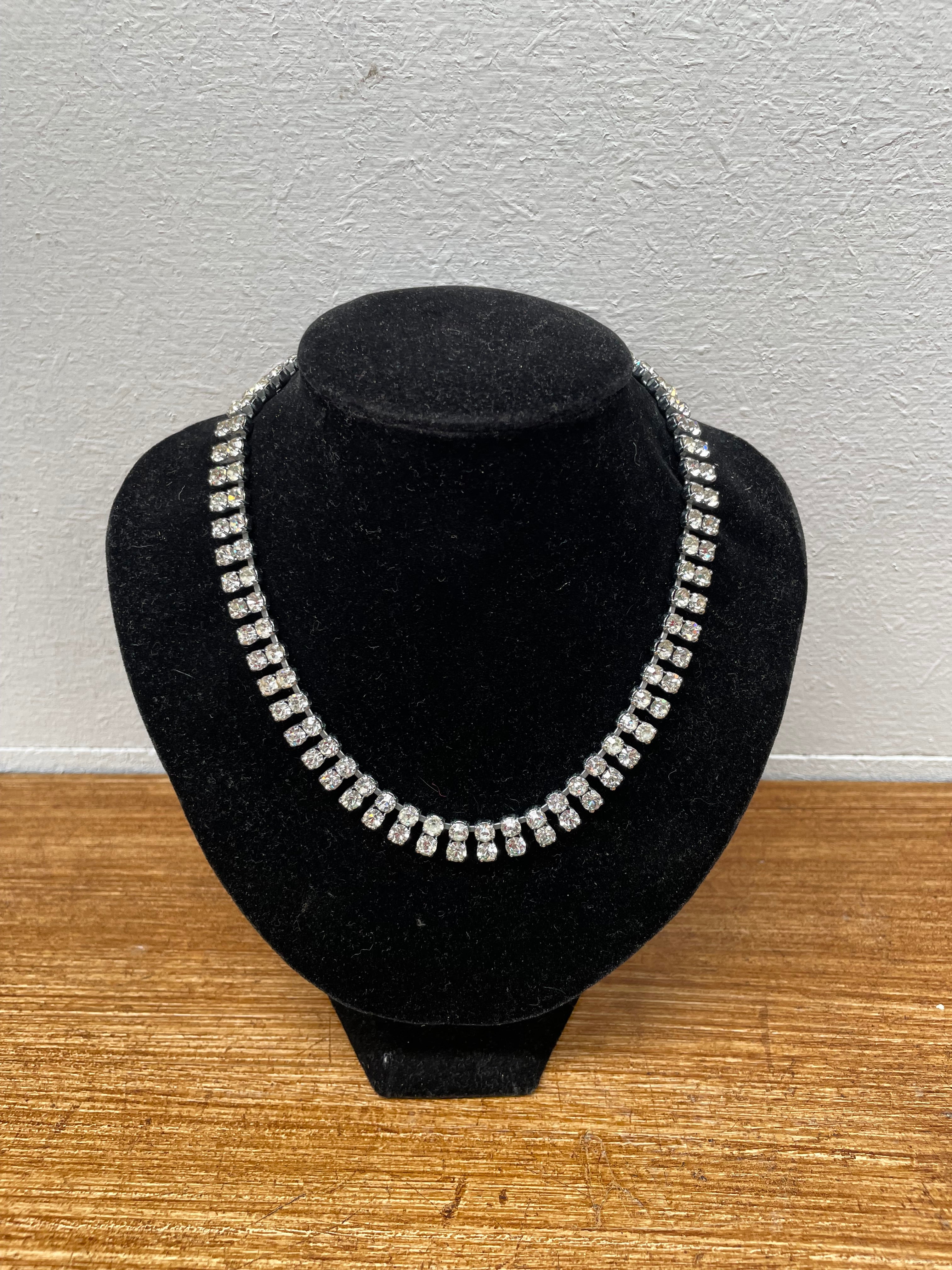 Vintage Rhinestone Choker Necklace | Antique & Vintage | Moonee Ponds Antiques | Australia Wide Delivery