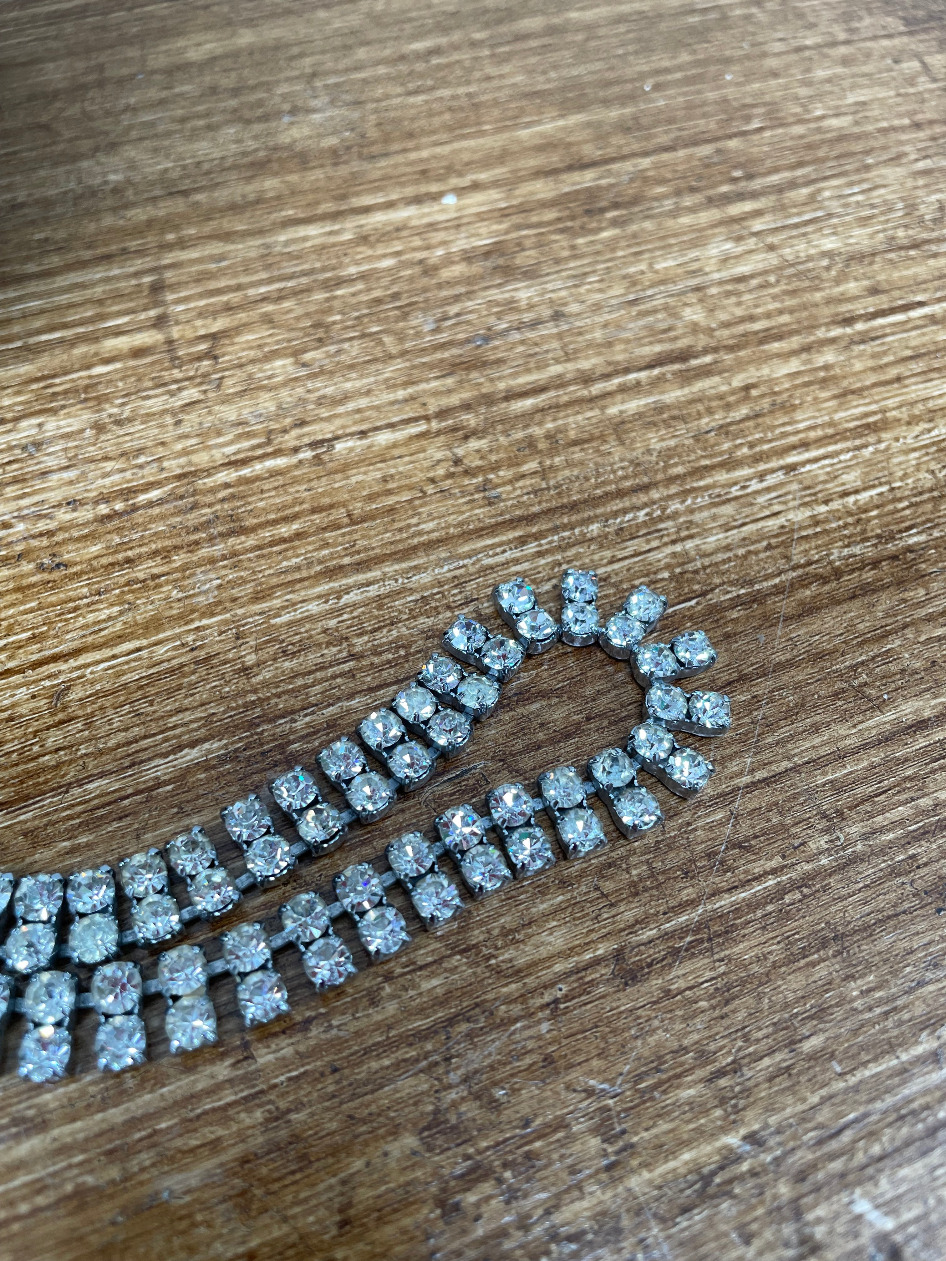 Vintage Rhinestone Choker Necklace | Antique & Vintage | Moonee Ponds Antiques | Australia Wide Delivery