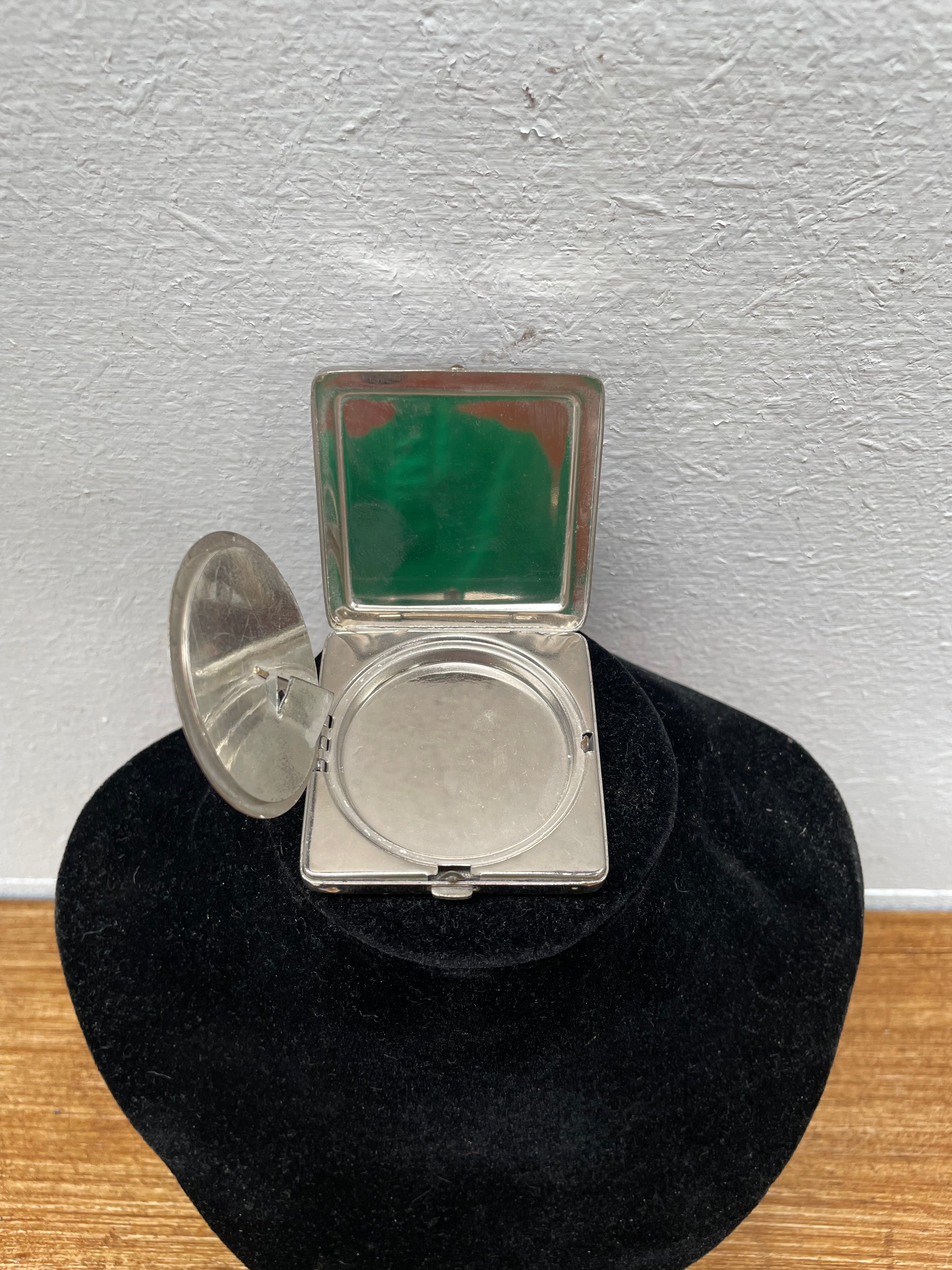 Art Deco Compact Featuring King George & Queen Mary | Antique & Vintage | Moonee Ponds Antiques | Australia Wide Delivery