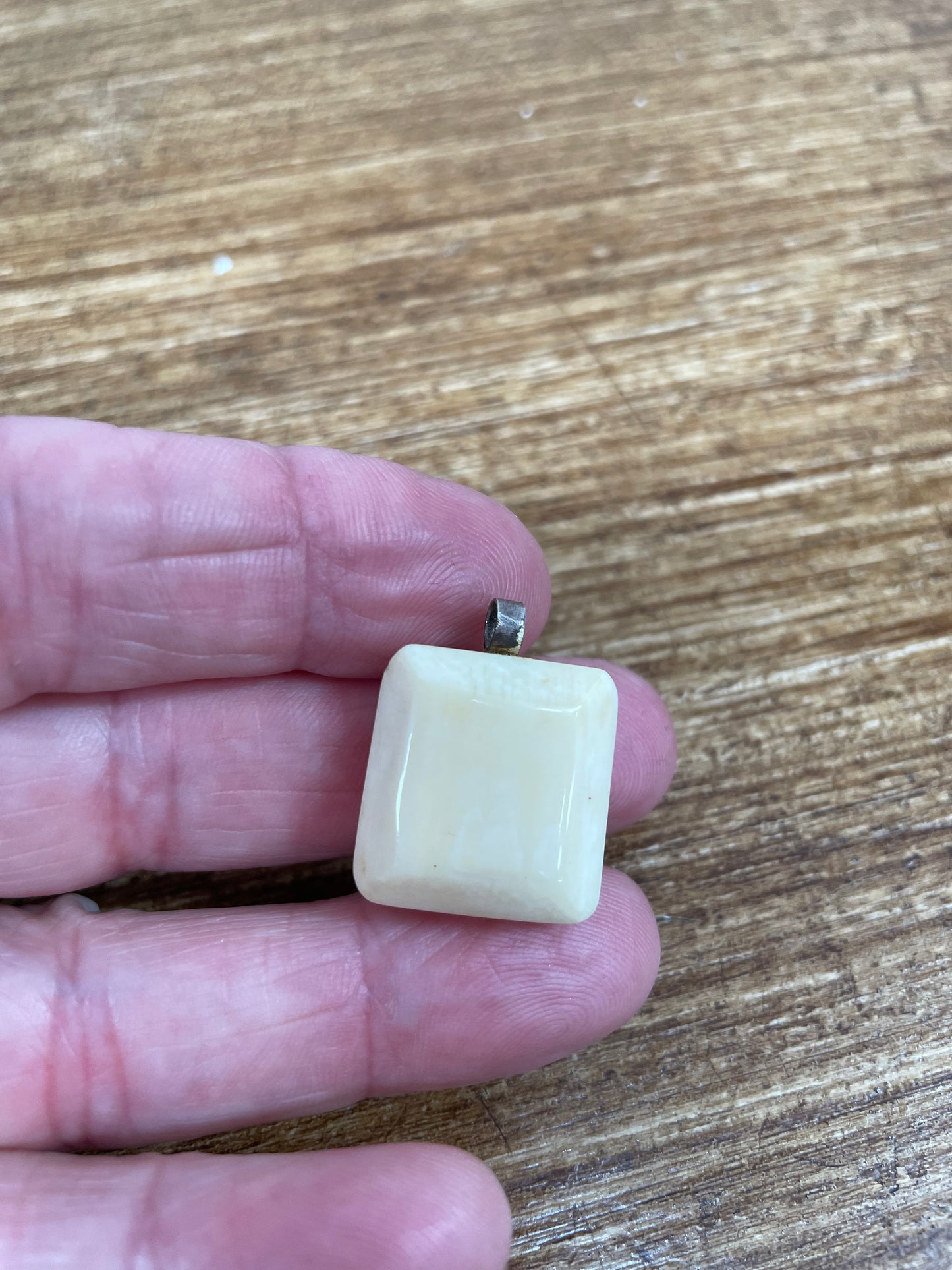 Vintage Carved Ivory Pendant