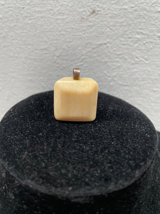 Vintage Carved Ivory Pendant