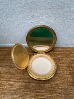 Vintage Compact Featuring A Portrait Lid | Antique & Vintage | Moonee Ponds Antiques | Australia Wide Delivery