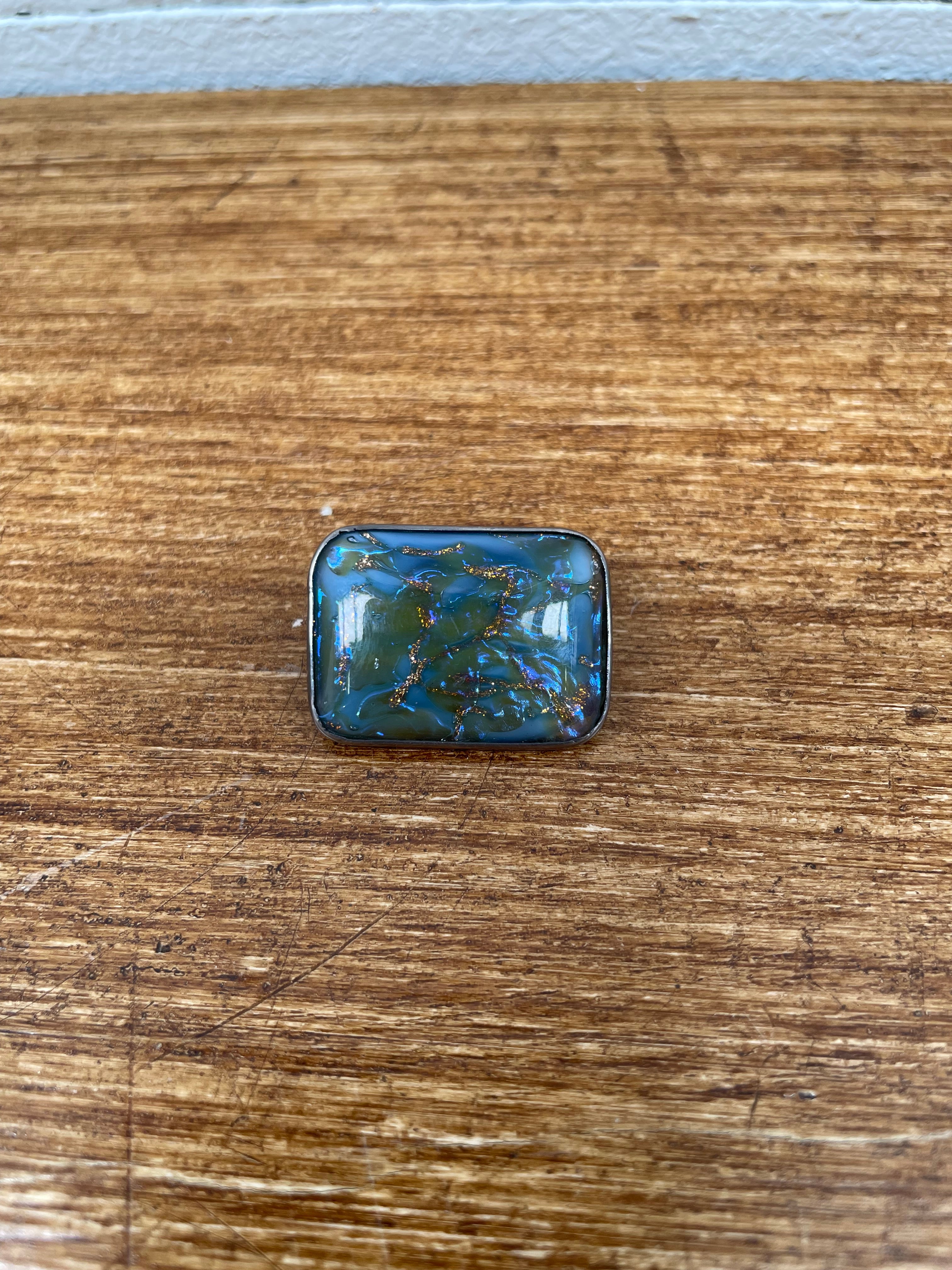 Vintage Sterling Silver & Venetian Glass Brooch | Antique & Vintage | Moonee Ponds Antiques | Australia Wide Delivery