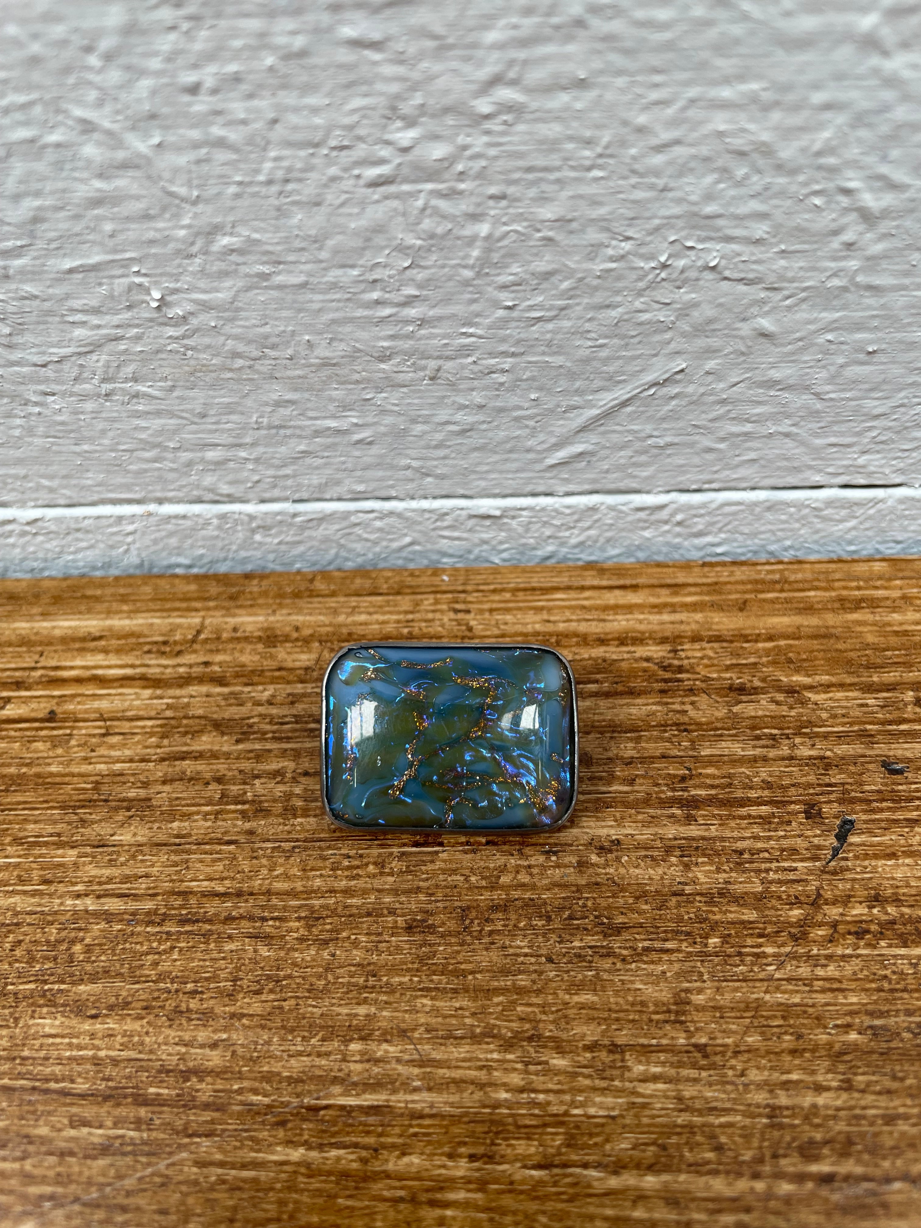 Vintage Sterling Silver & Venetian Glass Brooch | Antique & Vintage | Moonee Ponds Antiques | Australia Wide Delivery