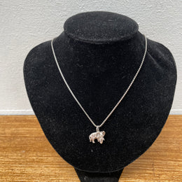 Sterling Silver Elephant Pendant & Chain