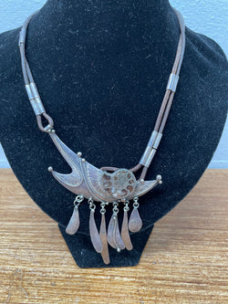 Mid Century Modern Design Silver (925) Signed Necklace | Antique & Vintage | Moonee Ponds Antiques | Australia Wide Delivery