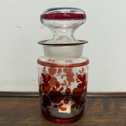 Antique Flash Ruby Pickle Jar