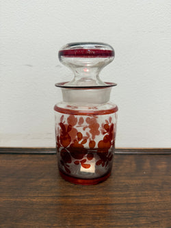 Antique Flash Ruby Pickle Jar | Antique & Vintage | Moonee Ponds Antiques | Australia Wide Delivery
