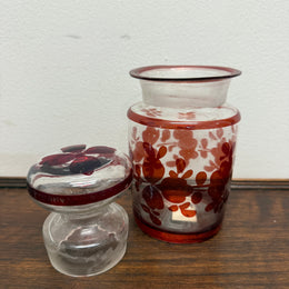 Antique Flash Ruby Pickle Jar