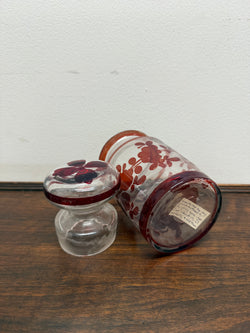 Antique Flash Ruby Pickle Jar | Antique & Vintage | Moonee Ponds Antiques | Australia Wide Delivery