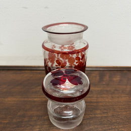 Antique Flash Ruby Pickle Jar