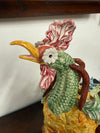 Extraordinary Vintage Italian Hand Painted Majolica Rooster | Antique & Vintage | Moonee Ponds Antiques | Australia Wide Delivery