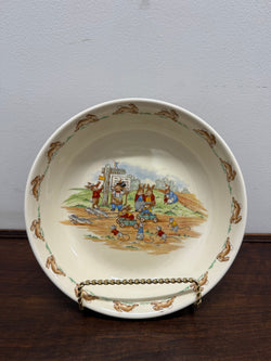 Royal Doulton Bunnykins Billy Cart Racing Bowl | Antique & Vintage | Moonee Ponds Antiques | Australia Wide Delivery