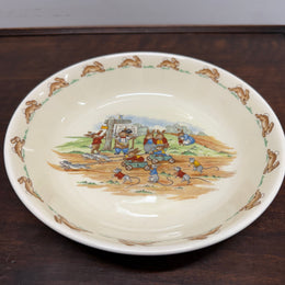 Royal Doulton Bunnykins Billy Cart Racing Bowl