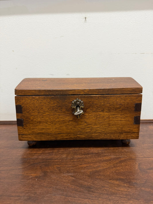 Vintage Arts & Crafts Style Storage Box