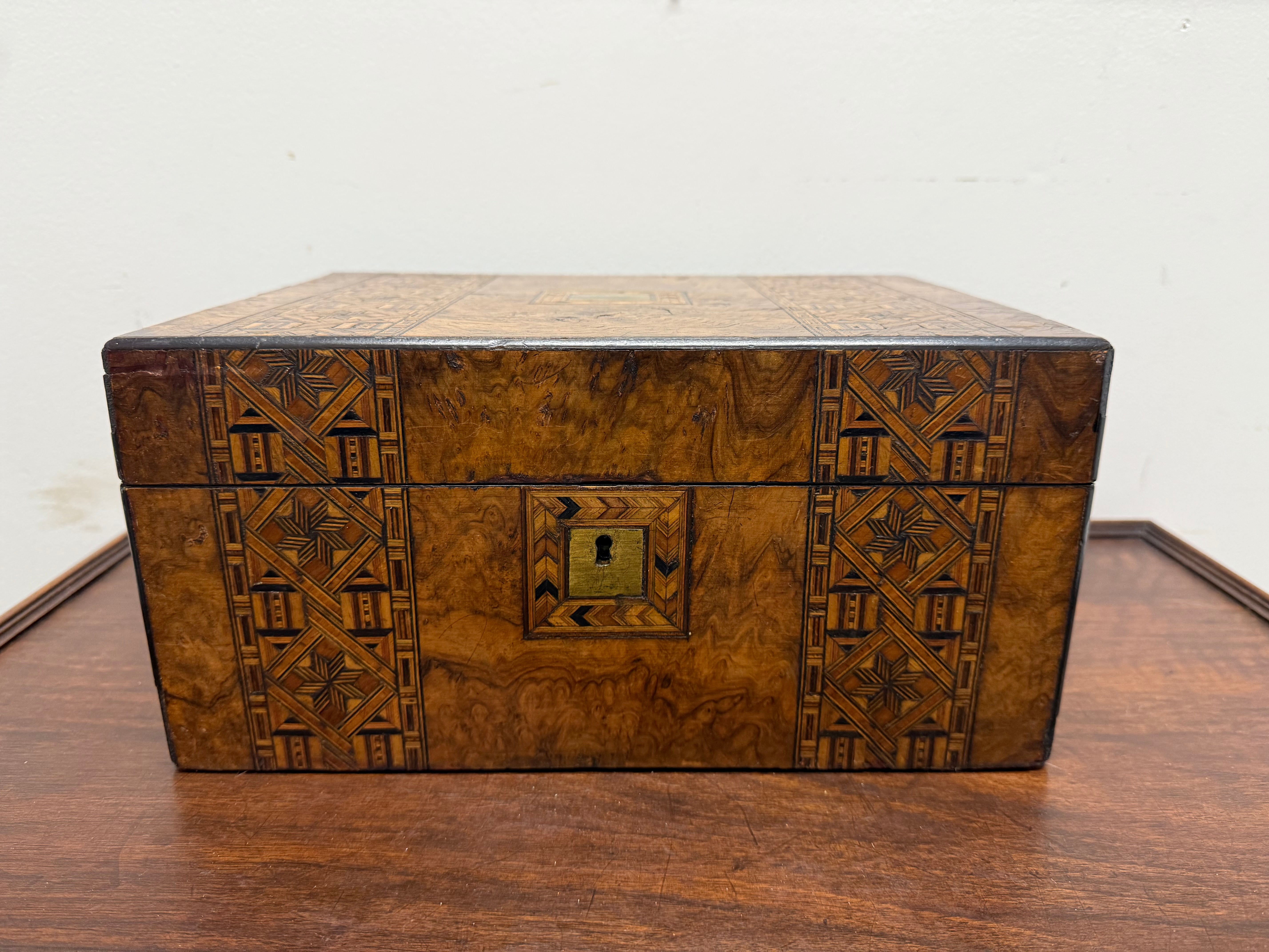 Antique 19th Century Turnbridge Work Box | Antique & Vintage | Moonee Ponds Antiques | Australia Wide Delivery