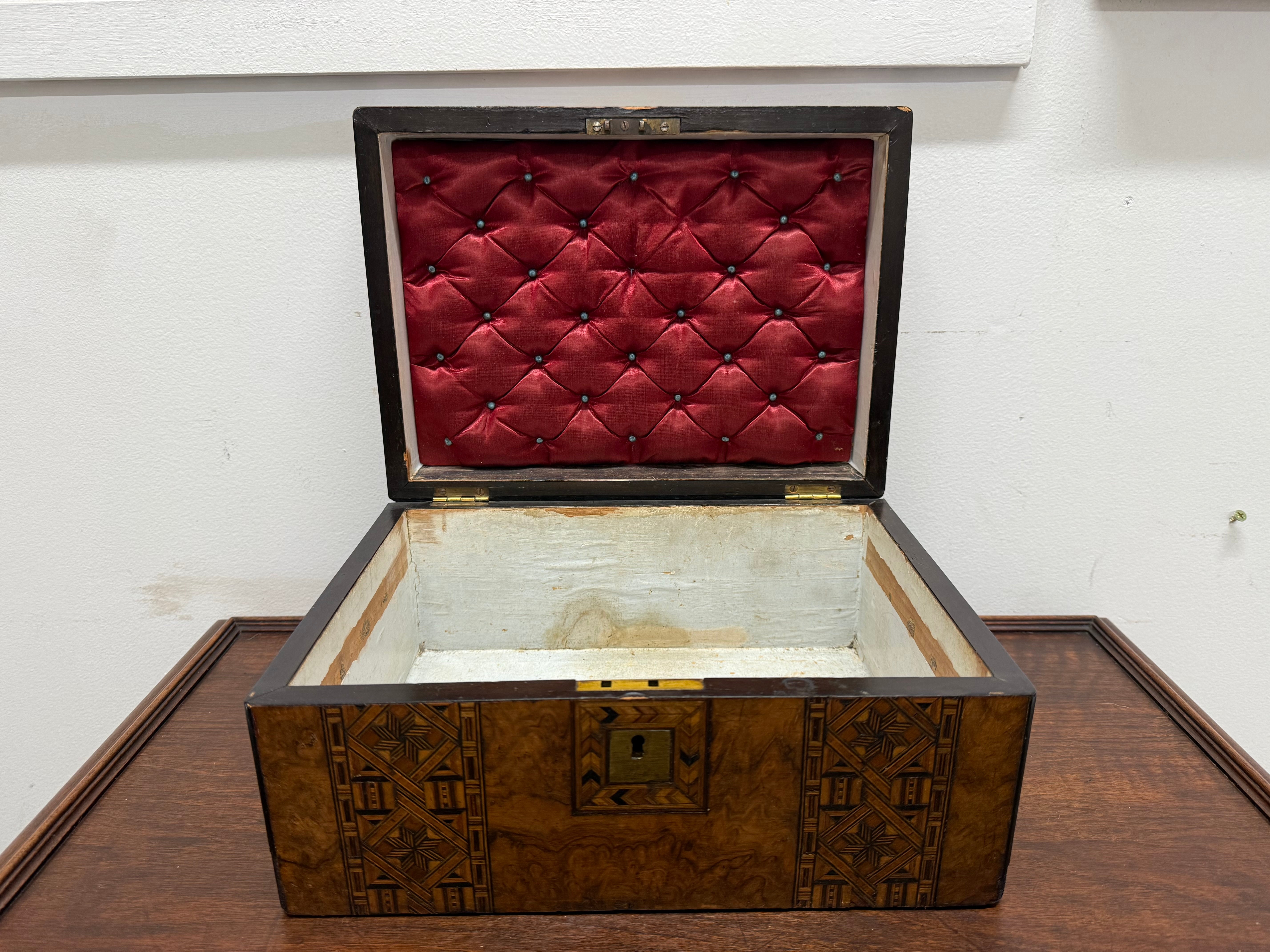 Antique 19th Century Turnbridge Work Box | Antique & Vintage | Moonee Ponds Antiques | Australia Wide Delivery