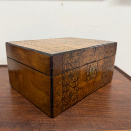 Antique 19th Century Turnbridge Work Box