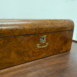 Victorian Burr Walnut Inlay Box