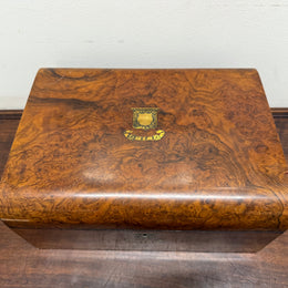 Victorian Burr Walnut Inlay Box