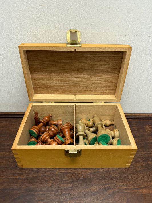 Vintage Boxed Chess Set