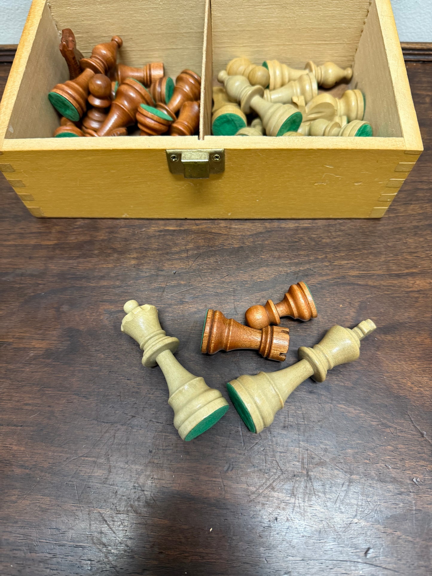 Vintage Boxed Chess Set