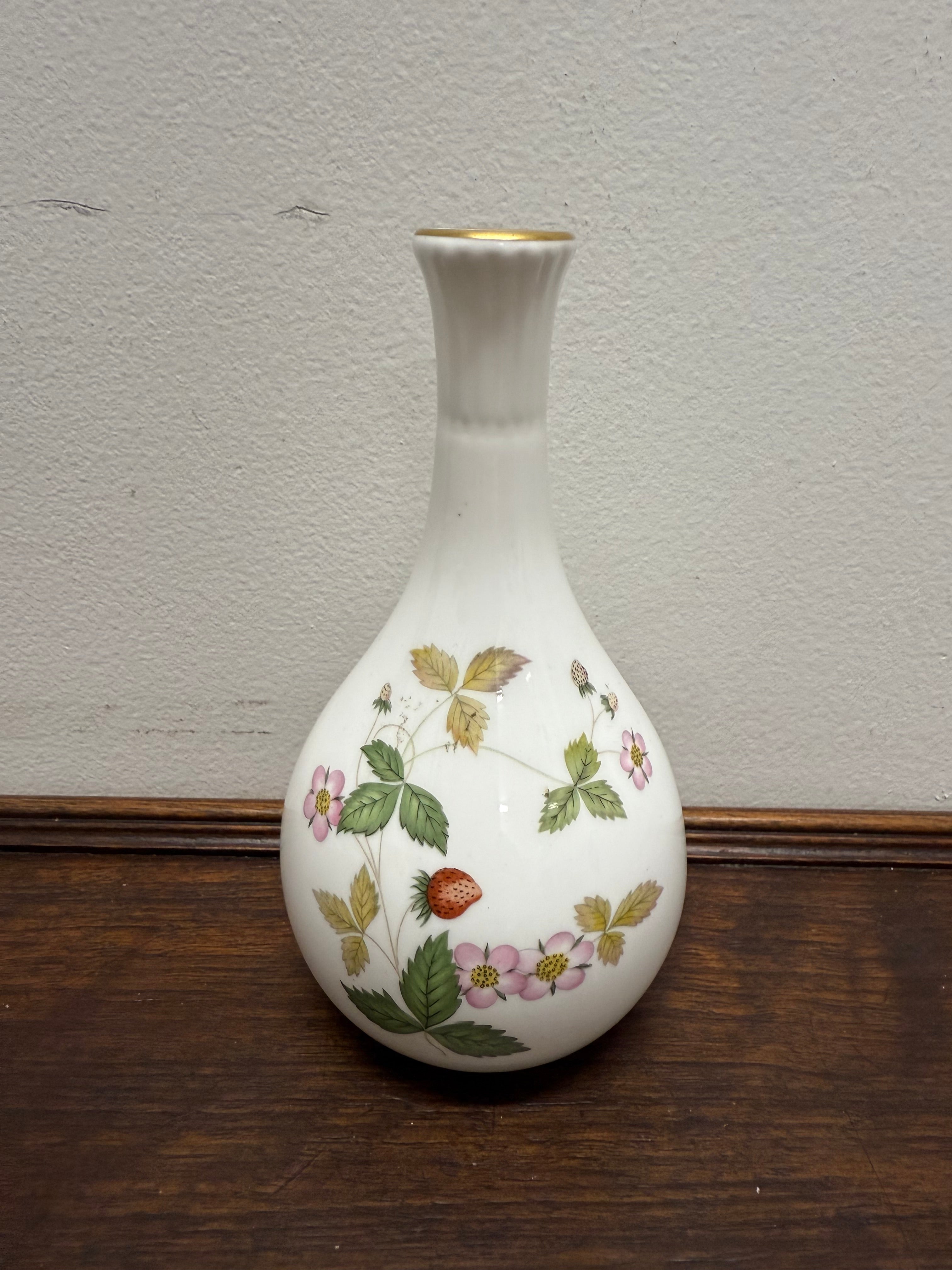 Wedgwood Wild Strawberry Vase | Antique & Vintage | Moonee Ponds Antiques | Australia Wide Delivery