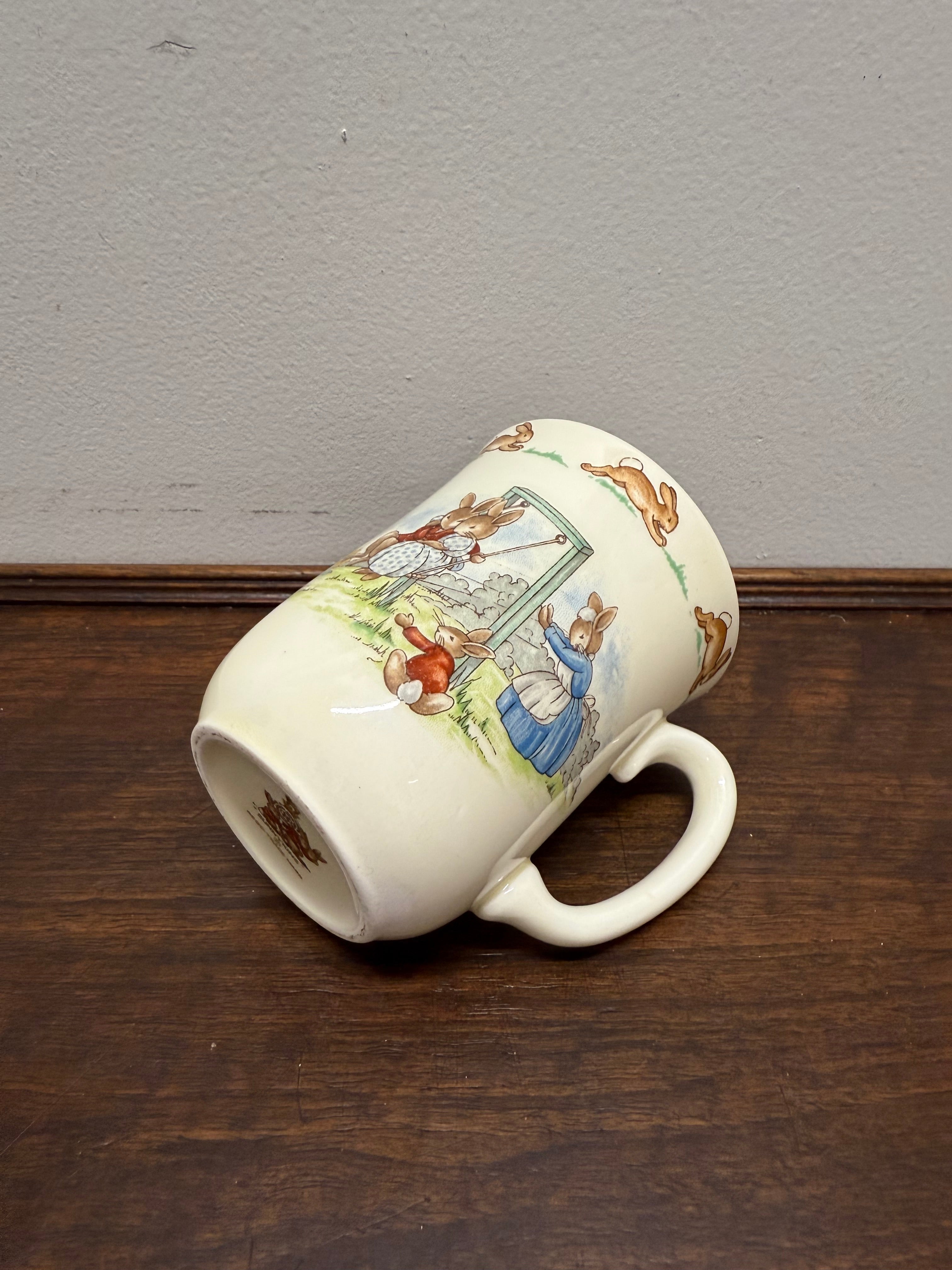 Royal Doulton Bunnykins Swing Mug | Antique & Vintage | Moonee Ponds Antiques | Australia Wide Delivery