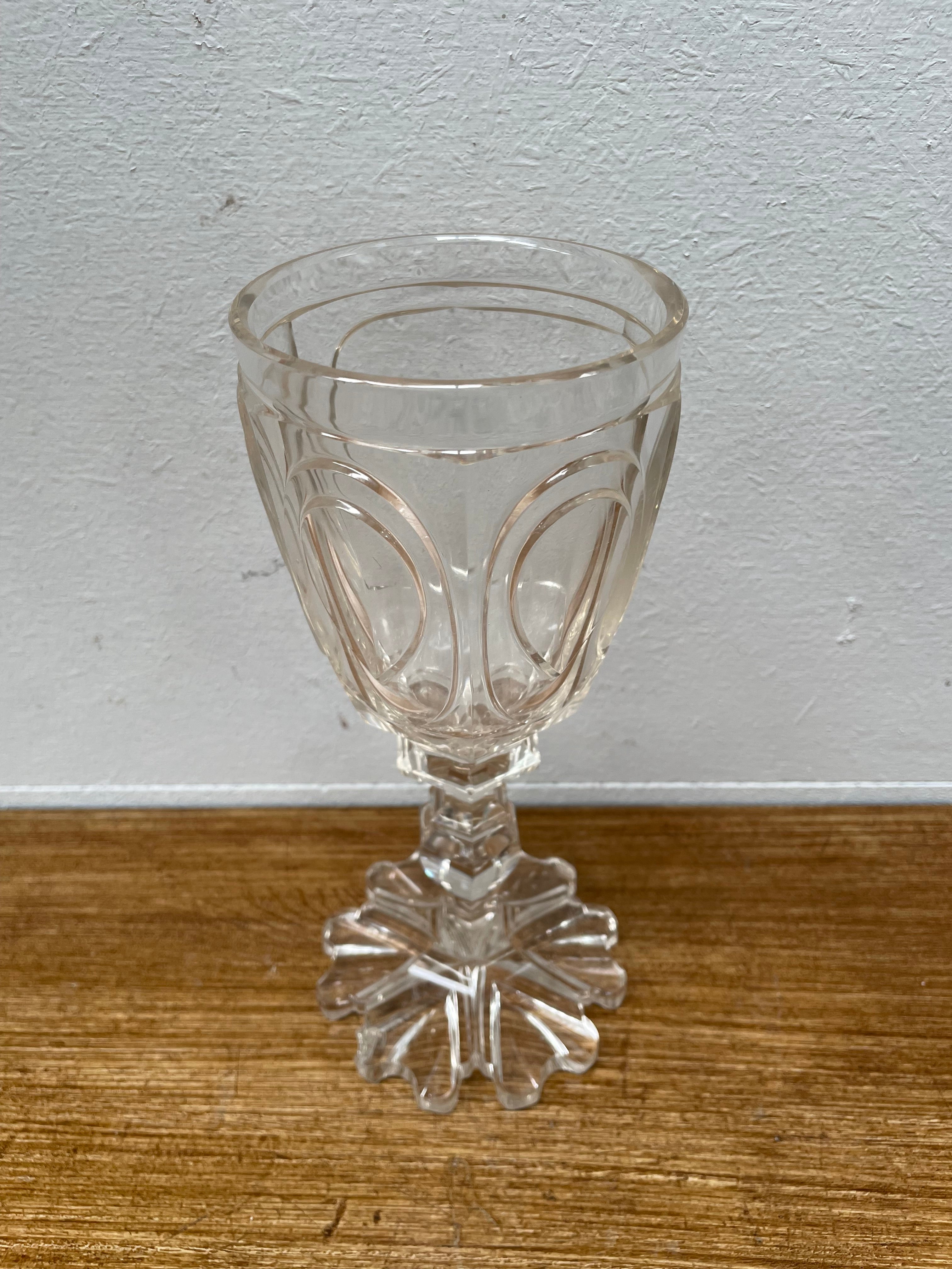 Georgian Cut Glass Goblet | Antique & Vintage | Moonee Ponds Antiques | Australia Wide Delivery