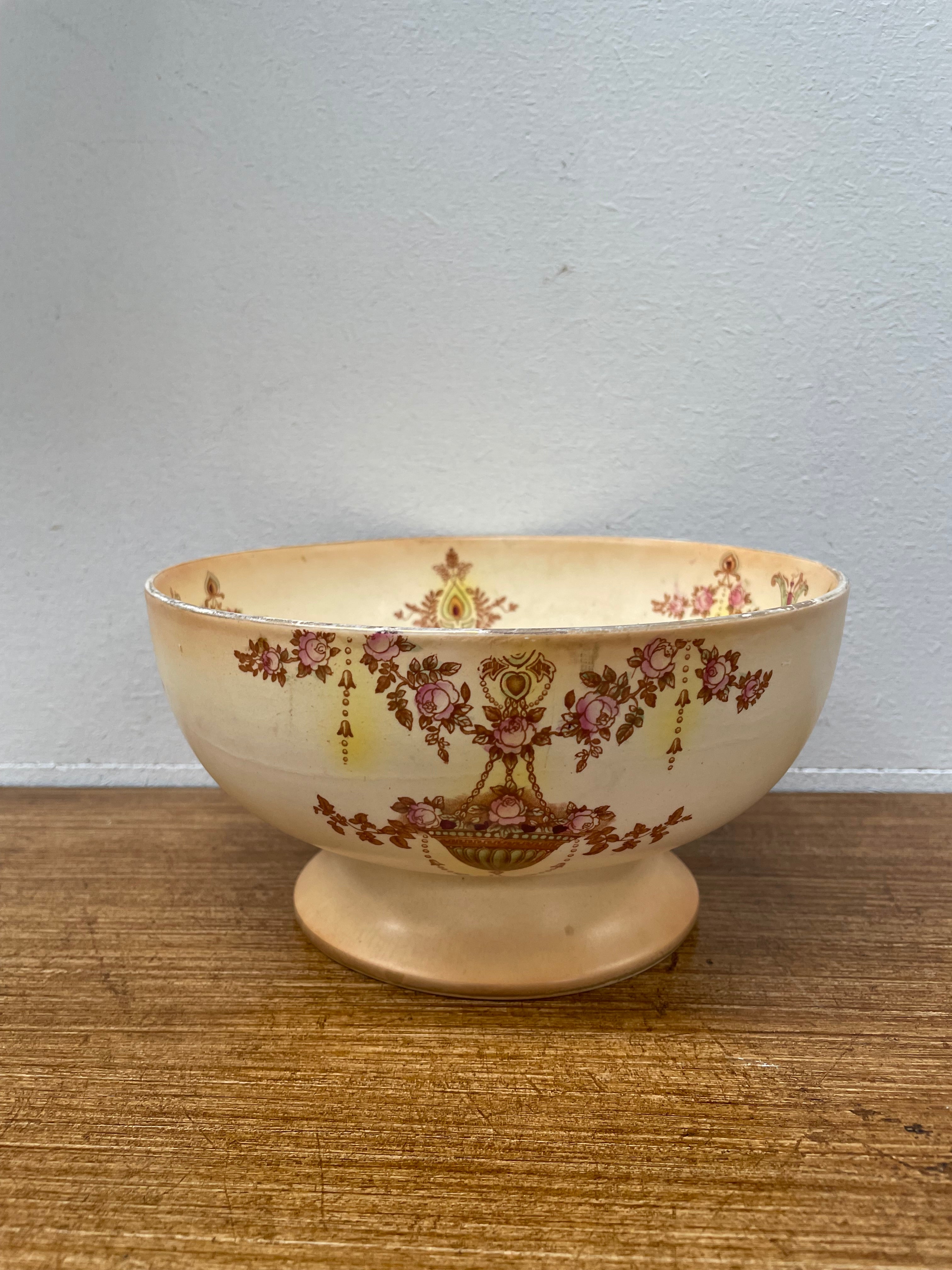 Vintage Crown Devon Fruit Bowl | Antique & Vintage | Moonee Ponds Antiques | Australia Wide Delivery