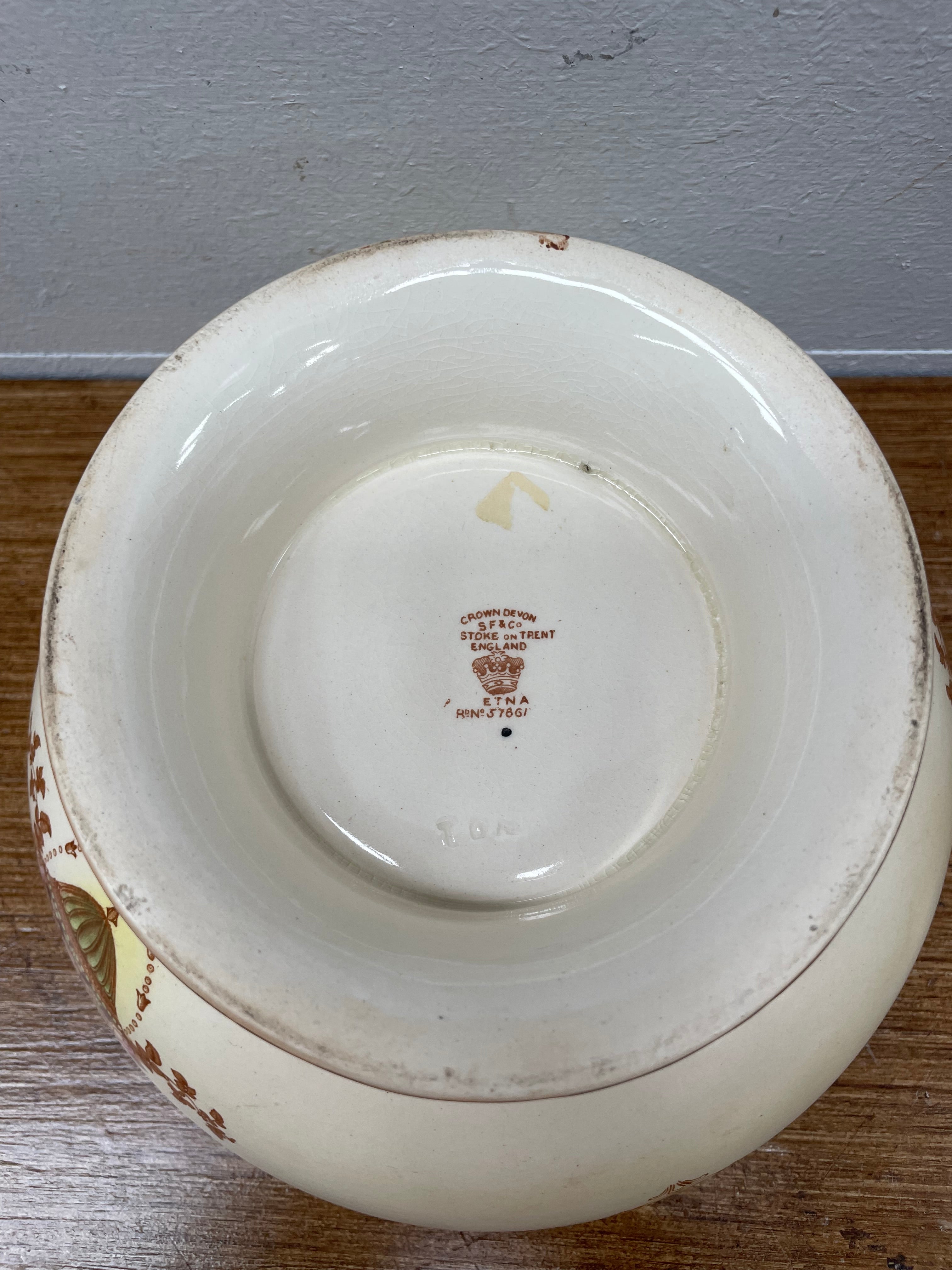 Vintage Crown Devon Fruit Bowl | Antique & Vintage | Moonee Ponds Antiques | Australia Wide Delivery