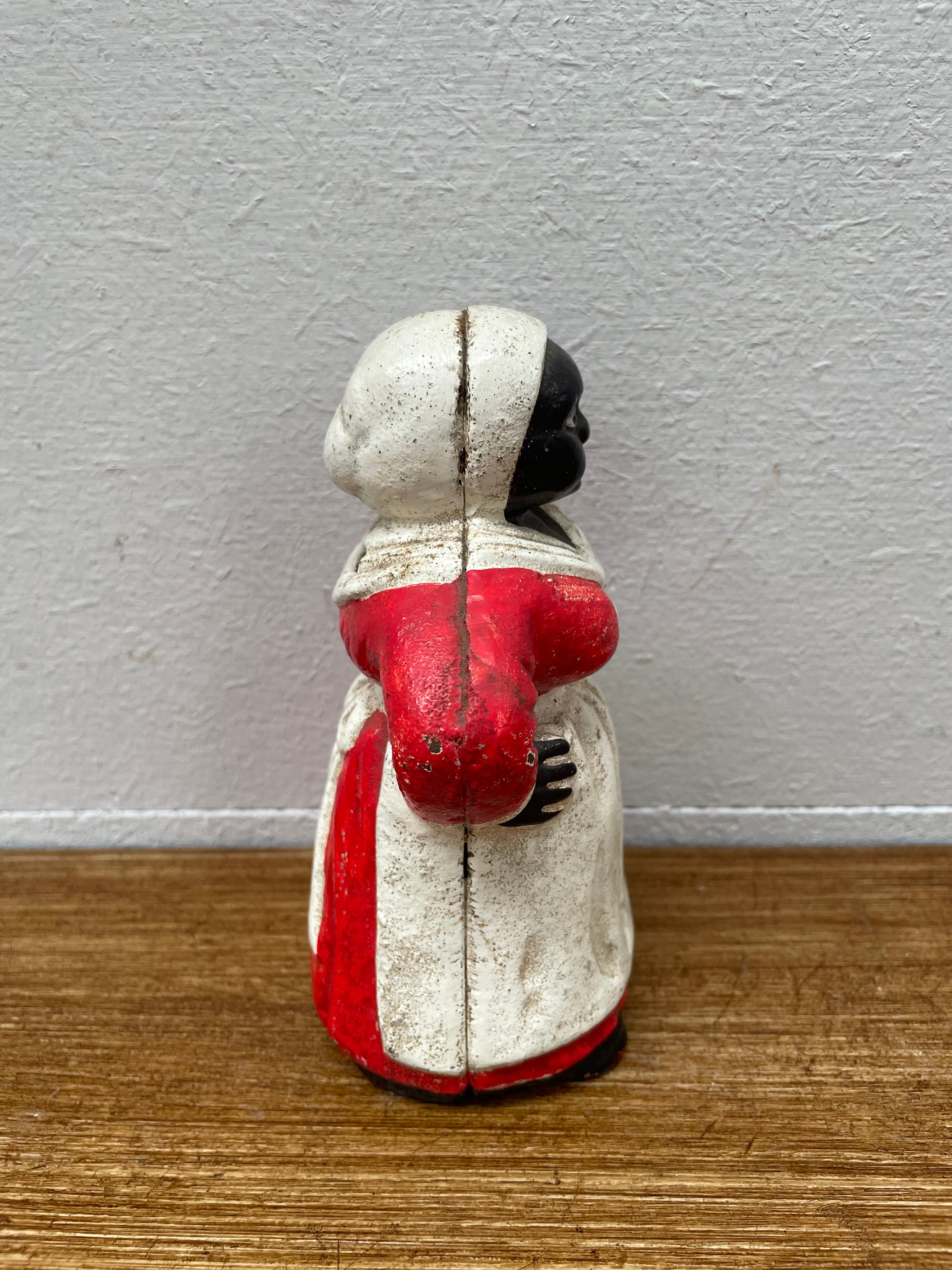 Antique Cast Iron Aunt Jemima Money Bank | Antique & Vintage | Moonee Ponds Antiques | Australia Wide Delivery